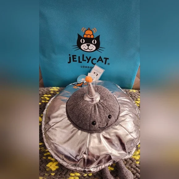 Jellycat Jellysaucer Qty 1 + Free Dust Bag - Picture 8 of 15